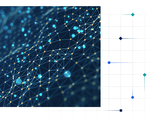 photo illustration of a digital network