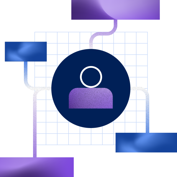 Abstract illustration representing identity resolution.