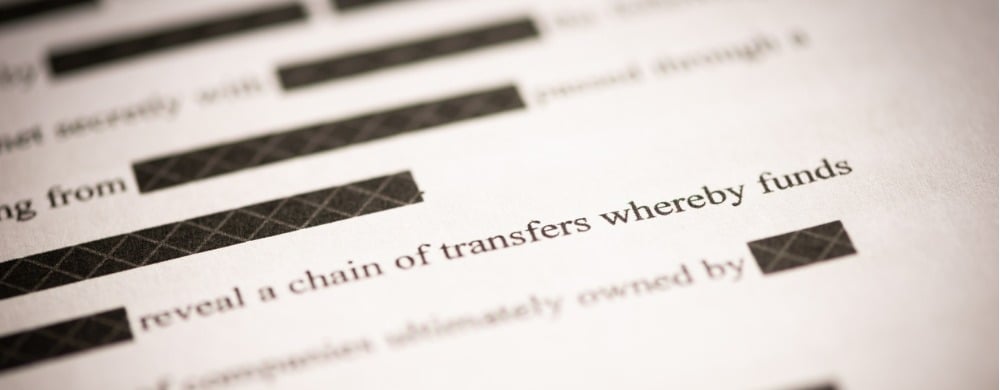 Entity Extraction is critical for the redaction of documents